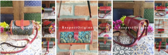 Hand Embroidered Genuine Leather Bag