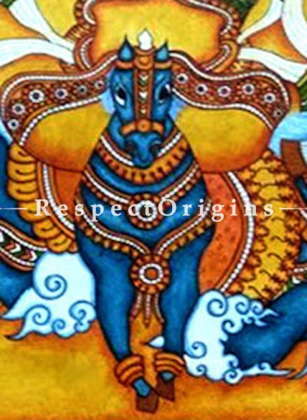 Buy Lord Surya- Sun God- Painting-Kerala Mural Art 42x60;RespectOrigins