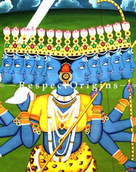 Traditional Pichwai Painting of Kali Maa 45 x 64 inches|RespectOrigins