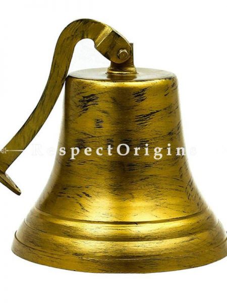Buy 11 Inches Shipwrecked Classic Nautical Decor Boat Bell With Antique Finish Antique Brushed Brass Bell At RespectOrigins.com
