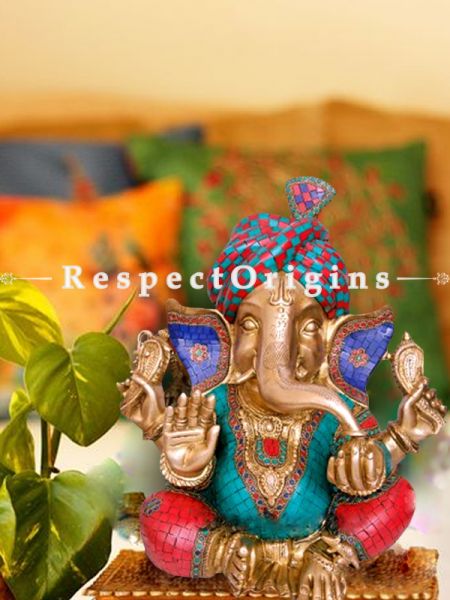 Buy Handcrafted Lord Ganesha Brass Statue 14 Inches at RespectOrigins.com