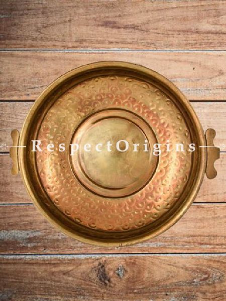 Buy Brass Handicraft Decorative Urli Bowl, Round At RespectOrigins.com