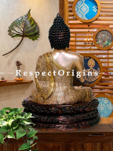 Buy Peaceful 20 Inches Brass Statue Of Lord Buddha. at RespectOrigins.com