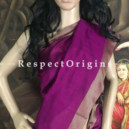 Buy Chanderi Sarees, Handcrafted, Chanderi Jamuni Cotton Sarees; RespectOrigins.com