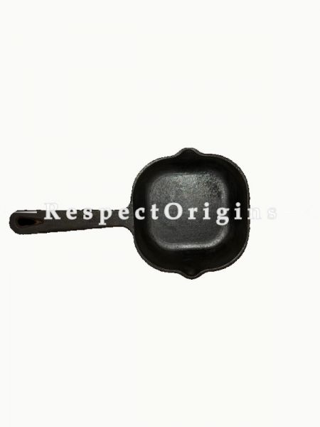 Toxic-Free & Hand-Seasoned Cast Iron Skillet Mini Square-Pr-50222-70437
