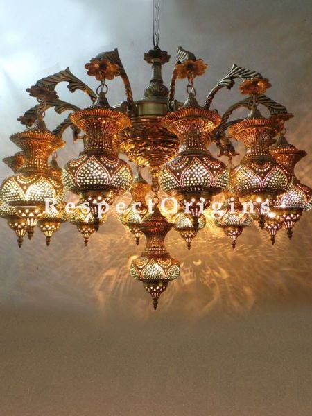 Buy Exotic Fabulous Large Brass Chandelier Lamps At RespectOriigns.com