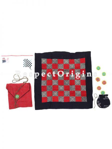 Buy Checkers Handmade With Patchworkon Naturally Dyed Cotton at RespectOrigins.com