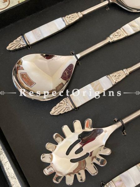 Classical Set of 7 Serving Cutlery Set; Includes Serving Spoon