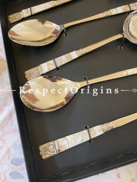 Designer Set of 5 Serving Cutlery Set; Includes Serving Spoon