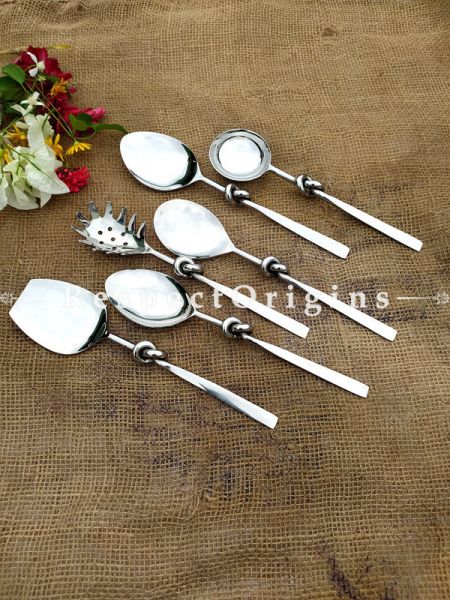 Arthur Designer Country Handcrafted Serving Spoon Set of 6; 11 Inches; RespectOrigins.com