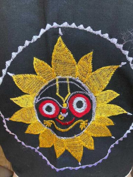 Designer Mix n Match One-of-a-kind Bengali Embroidered Choli Blouse in Black; Size 40; RespectOrigins.com