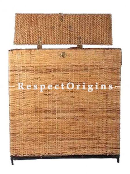 Buy Ecofriendly hand braided Rattan Cane Laundry Basket with Lid; RespectOrigins