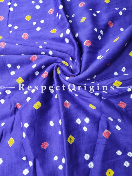 Brilliant Colouful Bhandhej Bandhani Tie Dye Running Cotton Fabric 10 meters.