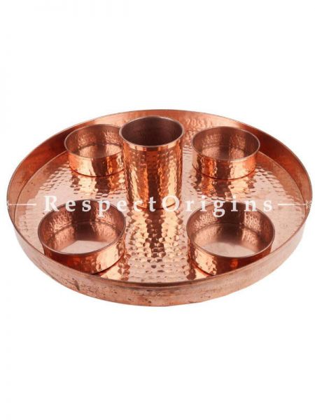Buy Set of SixPieces Hand Hammered Copper Dish At RespectOrigins.com