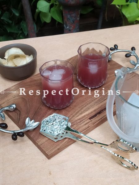 Handcrafted Designer Ice Tong Stainless Steel Ice Tongs Or Ice-Pick For Bar Set; 7 Inches; RespectOrigins.com
