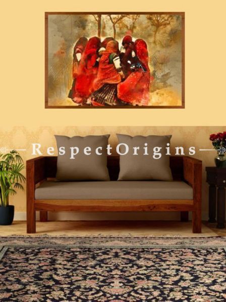 Buy Myra Tiled Handcrafted Wooden 2 Seater Sofa Bench. At RespectOrigins.com