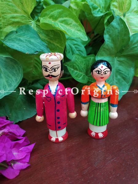 Buy Joker, Skipping Rope and Kitchen Set; Channapatna Toys; Safe and non-toxic Colors At RespectOrigins.com