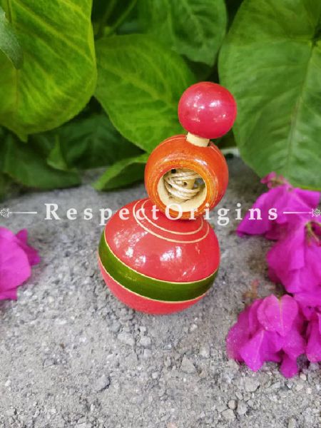 Buy Eco friendly Ganesha, Rattle & Latoo Set; Channapatna Toys; Safe and non-toxic Colors At RespectOrigins.com