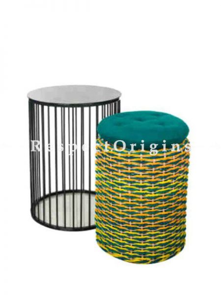 Buy Iron and Bamboo Nested Table Ottoman At RespectOrigins.com