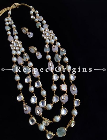 Gorgeous Multicoloured Beaded Meenakari Necklace with Beautiful Earrings; RespectOrigins.com