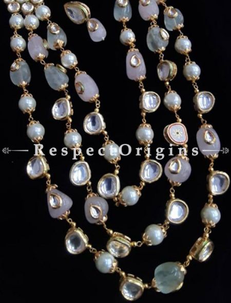 Gorgeous Multicoloured Beaded Meenakari Necklace with Beautiful Earrings; RespectOrigins.com