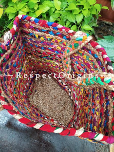 Buy Style and Soul. Braided Jute Cotton  Boho Bag with Shoulder Straps;At RespectOrigins