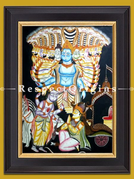 Traditional|Art Works|Vishnu|Kalighat Paintings|RespectOrigins