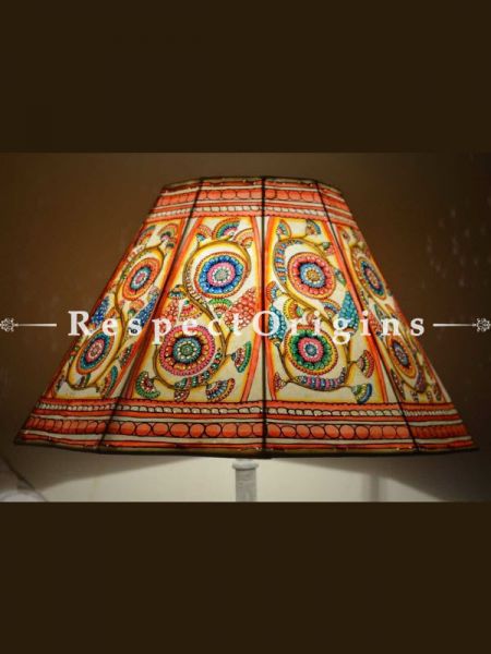Buy Multicolored Floral; Leather Lamp shade; 12 in At RespectOrigins.com