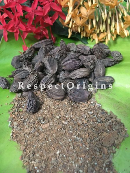 Natural and Organic Black Cardamom; 1kg