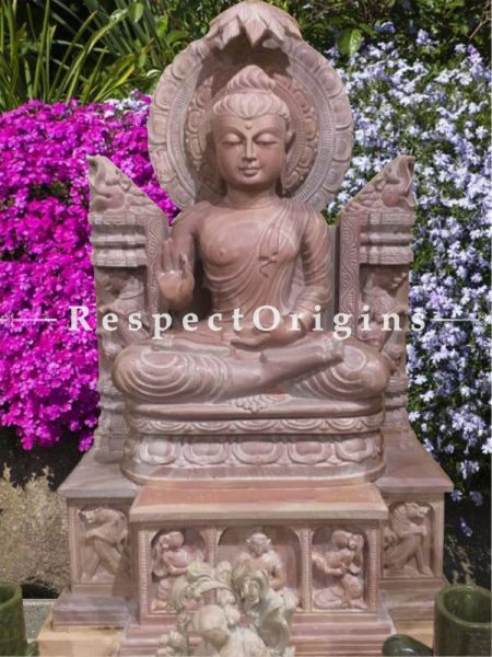 Buy Gautama Buddha’s Blessing; Stone Statue in 4 Feet at RespectOrigins.com
