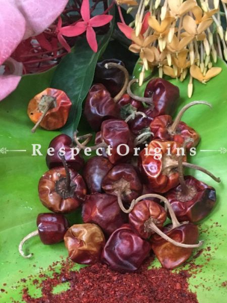 Buy Organic Spices Boriya chilli(Round red chilli) at RespectOrigins.com
