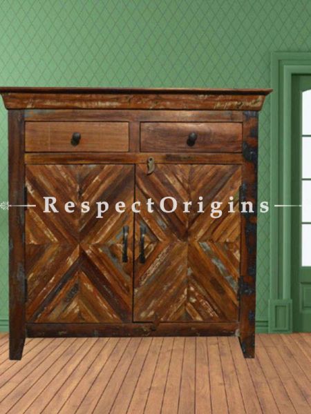 Buy Reclaimed Rustic Free Standing Consol Storage Cabinets With Drawers At RespectOrigins.com