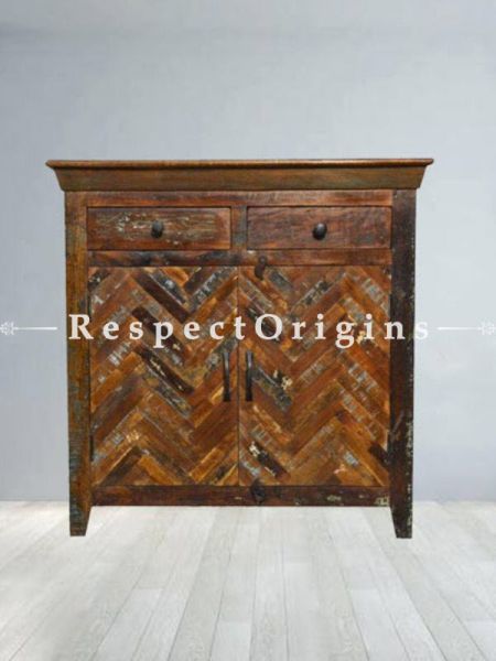 Buy Reclaimed Wooden Sideboard Free Standing Cabinets With Drawers At RespectOrigins.com