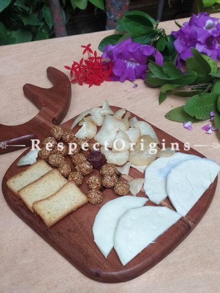 Moose Shaped Holiday Charcuterie Board; 16x10 Inches; RespectOrigins.com
