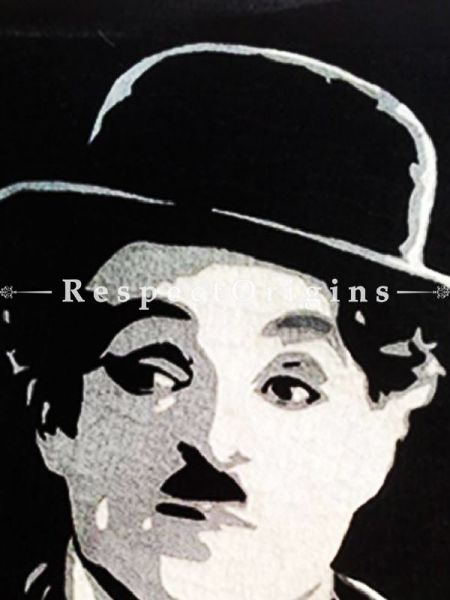 Buy Charlie Chaplin Thread Painting; Size 24x24 in At RespectOriigns.com