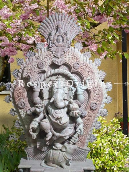 Buy Ganesha - Carved in White Soap Stone |RespectOrigins