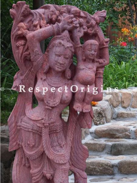 Buy Handcarved Soap Stone Statue of Mother and Child.; 6 Feet At RespectOriigns.com