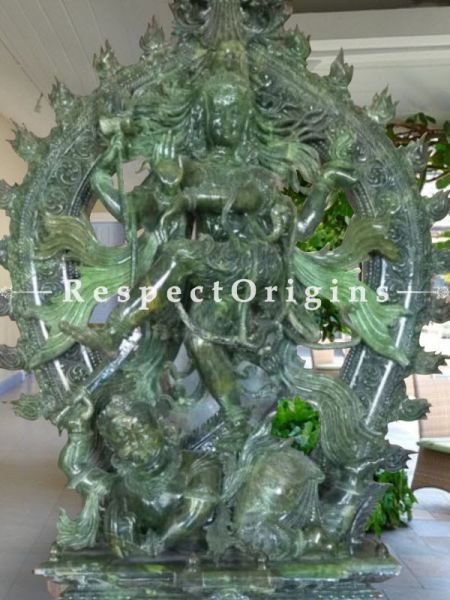 Buy Collector's Piece! Intricately Carved Green Stone Dancing Shiva Or Nataraja. |RespectOrigins