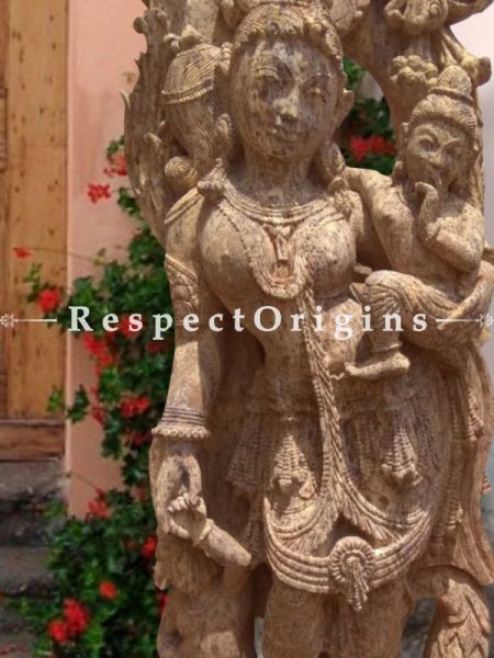 Buy Aesthetic Devadasi Stone Statue; 6 Feet At RespectOriigns.com