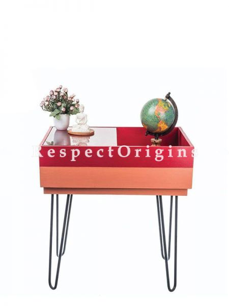 Buy Recomposed Wooden desk With Iron Legs At RespectOrigins.com