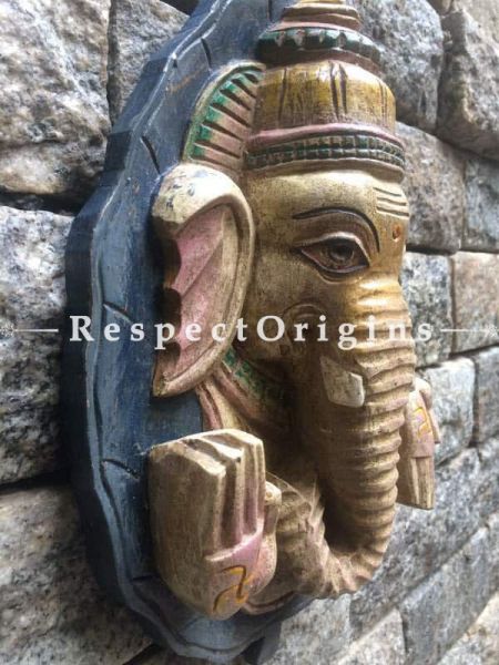 Buy Ganesh Statue; Tamil Nadu Wood Craft Online at RespectOrigins