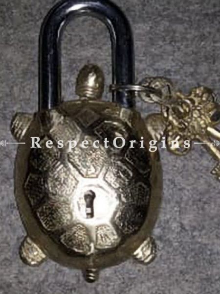Buy Tortoise Vintage Design Working Functional Lock with Keys At RespectOrigins.com