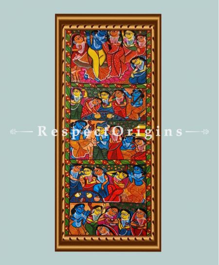 Kalighat Painting|Buy Kalighat Painting online|Kalighat Pat|Trditional painting|Folk painting|Kalighat Patachitra painting-at RespectOrigins.com