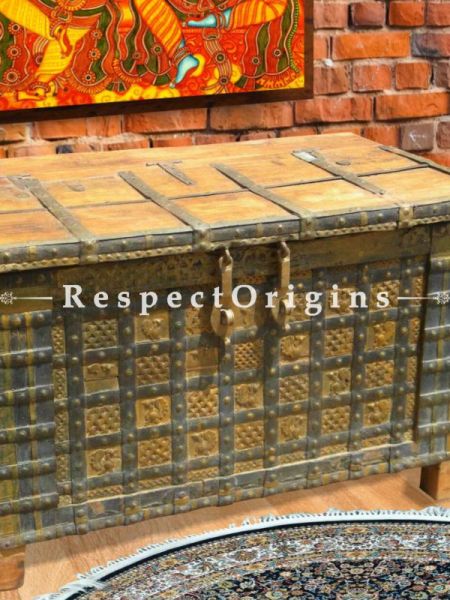 Buy Distressed Vintage-Style Dowry or Treasure Chest or Table At RespectOrigins.com