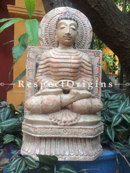 Buy Buddha Statue; Tamil Nadu Wood Craft at RespectOrigins.com