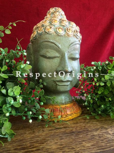 Buy Wooden Buddha Bust at RespectOrigins.com