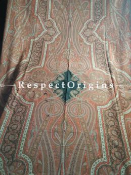 Buy Antique Brown Jamavaar Pashmina Kashmiri Mens Shawl At RespectOrigins.com