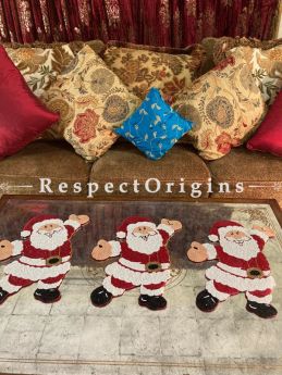 Ho! Ho! Ho! Santa Christmas Beaded Table Place Mat or Wall Decor Gift; RespectOrigins.com