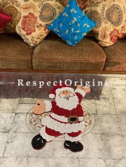 Ho! Ho! Ho! Santa Christmas Beaded Table Place Mat or Wall Decor Gift; RespectOrigins.com