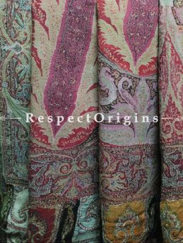 Buy Antique Kashmiri Pashmina Jamavaar Ladies Shawl At RespectOrigins.com